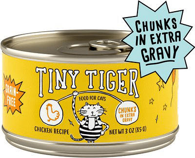 Tiny Tiger Chunks In Extra Gravy Chicken Recipe Grain-free
